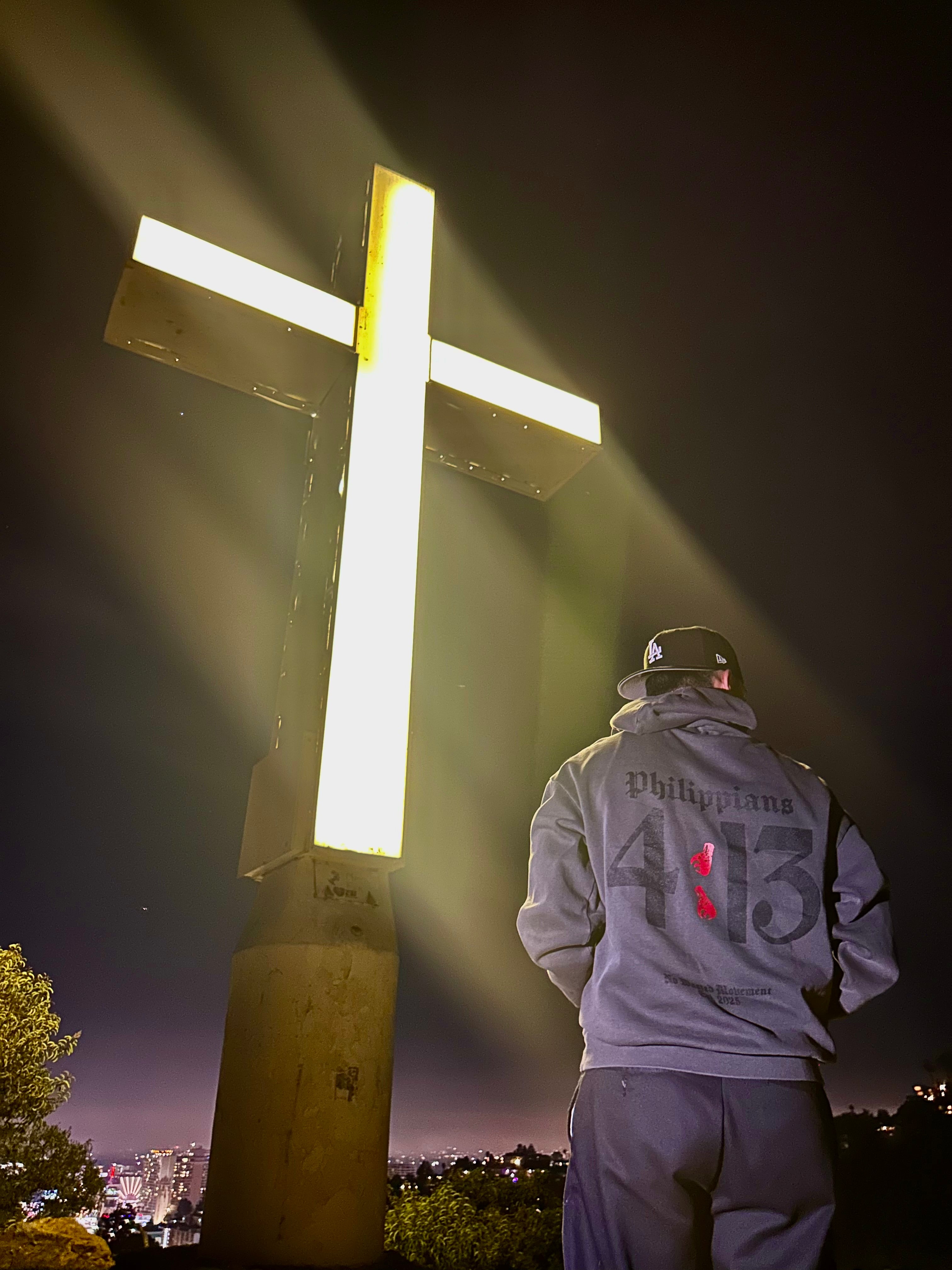 Philippians 4:13 – Comfort Hoodie – Charcoal