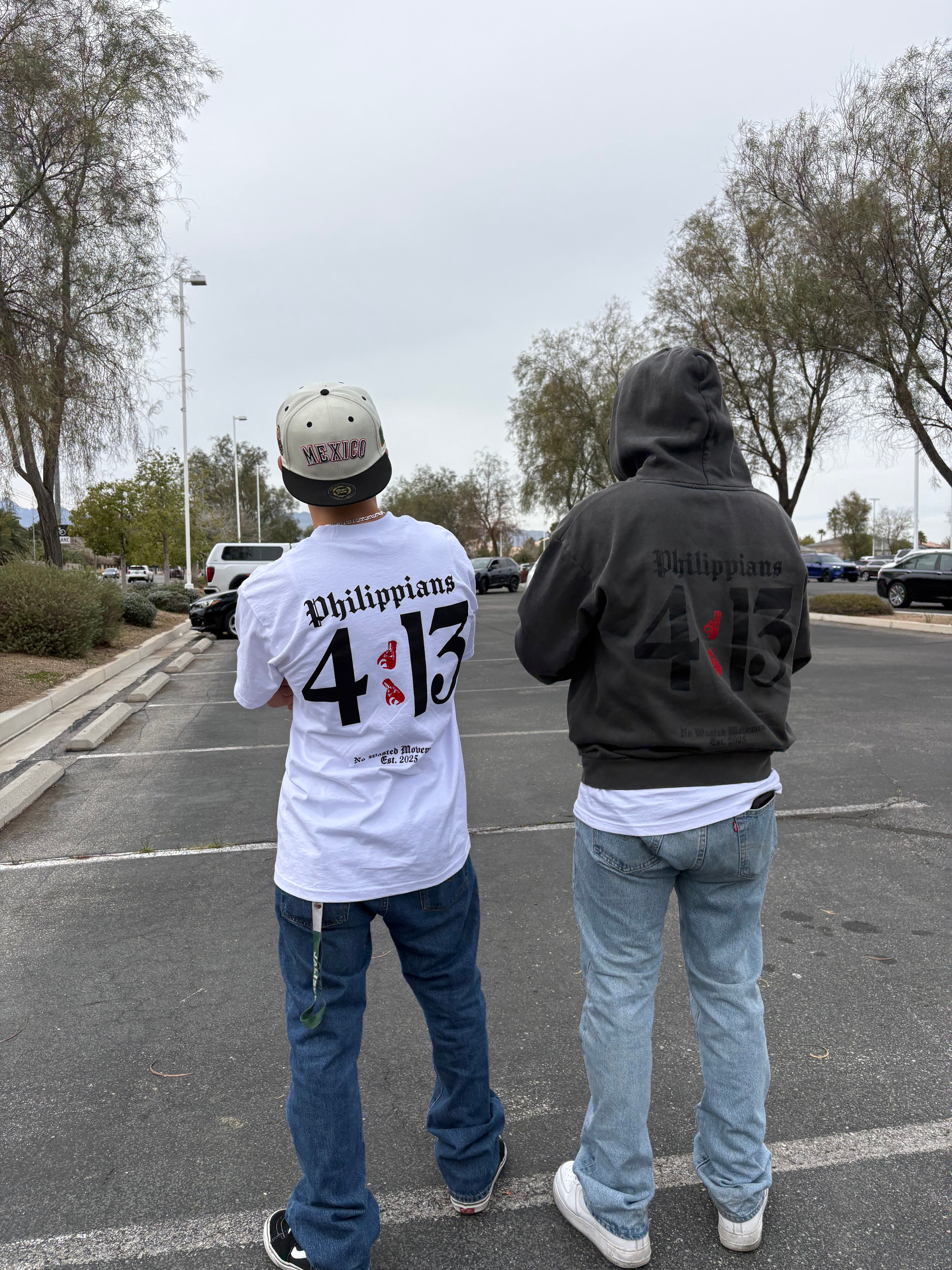 Philippians 4:13 – Comfort Hoodie – Charcoal